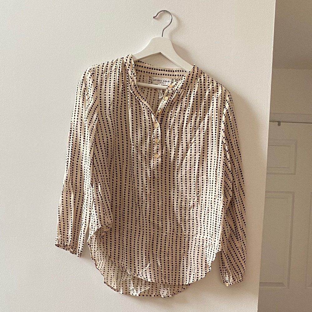 Apiece Apart Polka Dot Top size 4